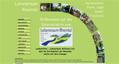 Desktop Screenshot of lebensraum-rheintal.ch