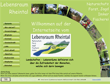 Tablet Screenshot of lebensraum-rheintal.ch